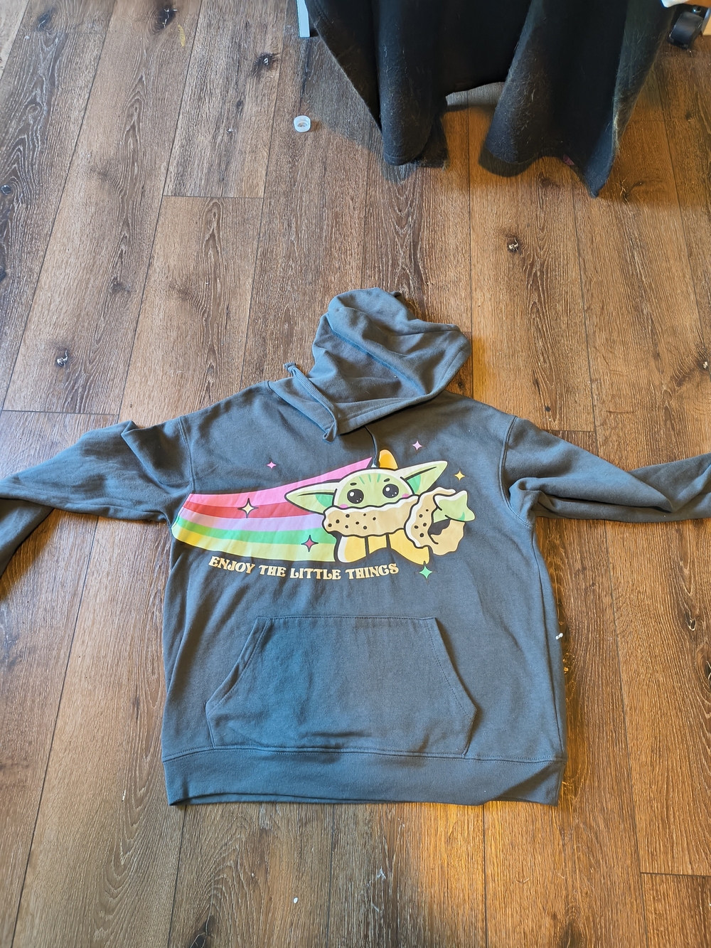 Star Wars Gray Logo Pullover Hoodie - Picture 2 of 3